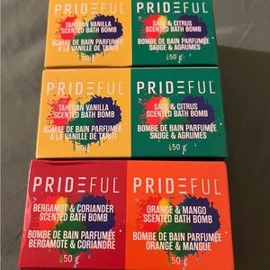 PRIDEFUL BATH BOMBS 6ct